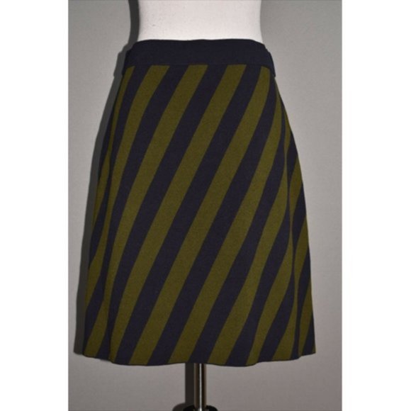 Ann Taylor XL  Striped Jacquard Sweater Skirt NWT - Picture 5 of 6